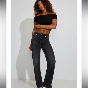 Garage denim black jeans